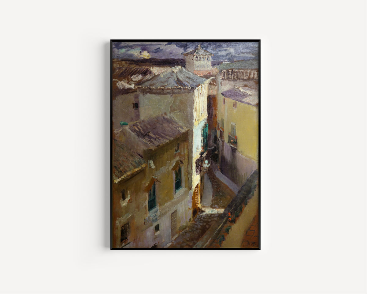 Joaquín Sorolla — A Street in Toledo | Fine Art Print
