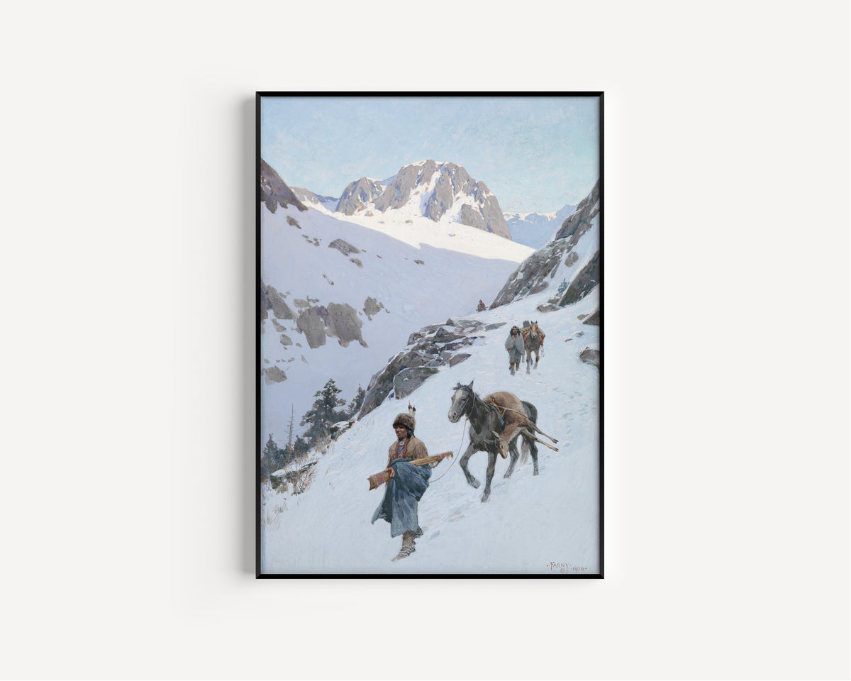 Henry Farny — A Successful Hunt | Western Art Print