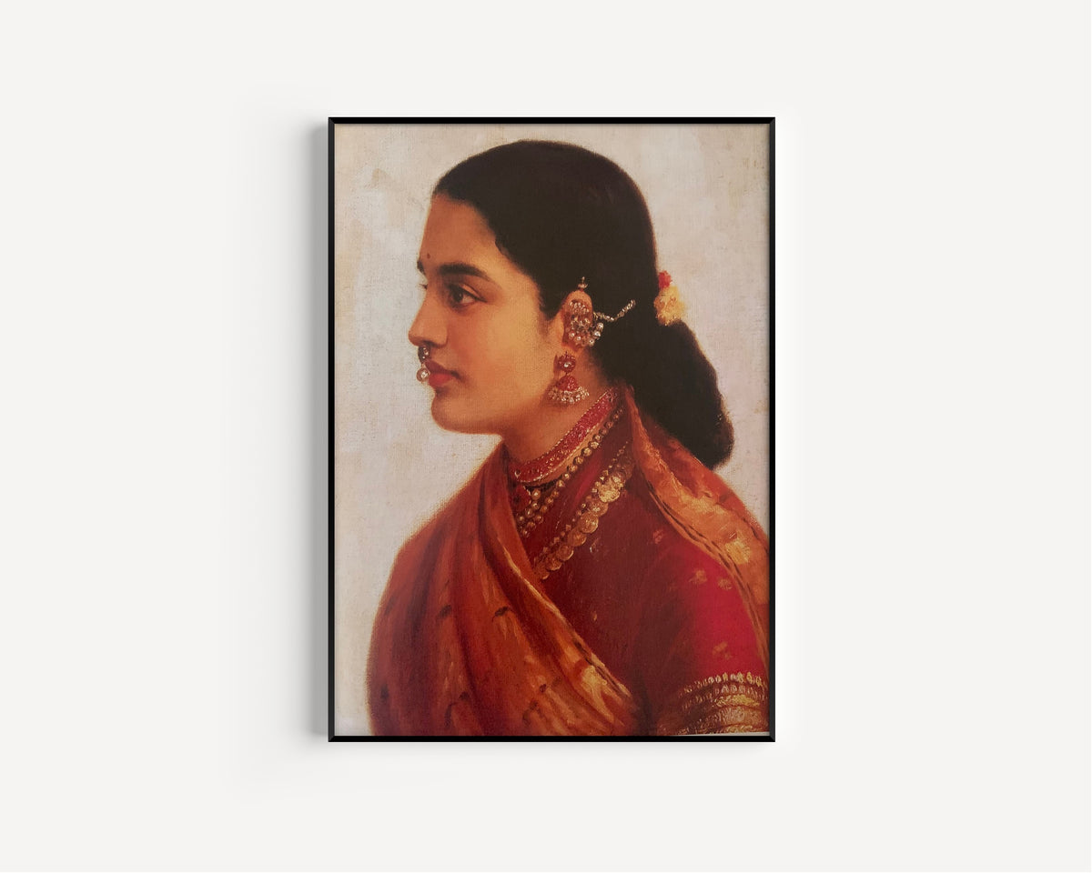 Raja Ravi Varma — A Tamil Lady | Fine Art Print