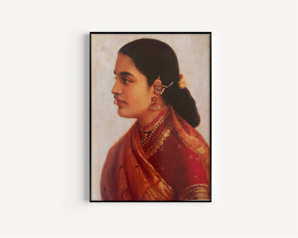 Raja Ravi Varma — A Tamil Lady | Fine Art Print
