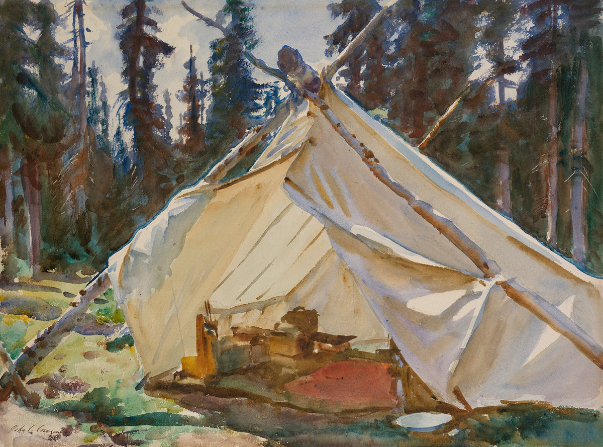 John Singer Sargent — A Tent in the Rockies | Fine Art Print