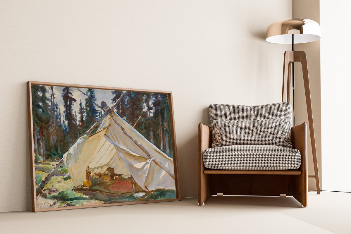 John Singer Sargent — A Tent in the Rockies | Fine Art Print