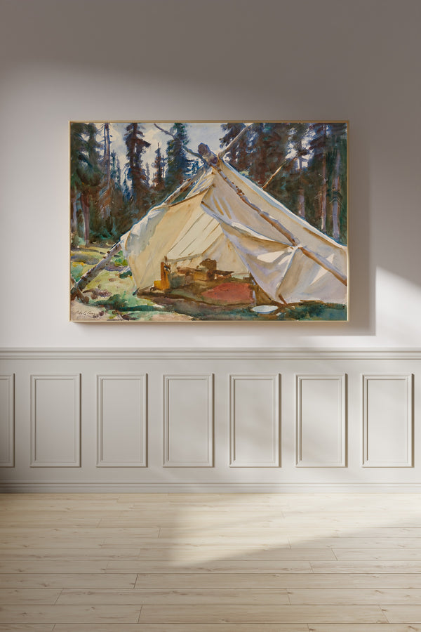 John Singer Sargent — A Tent in the Rockies | Fine Art Print