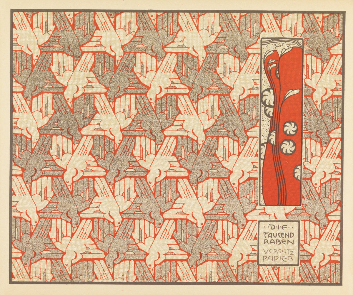 Koloman Moser — A Thousand Ravens | Lithograph Print