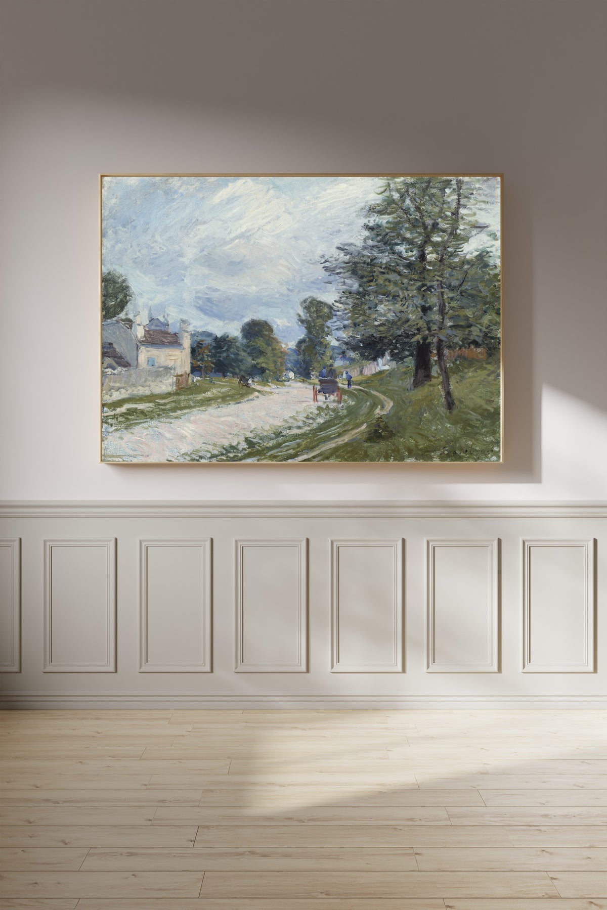 Alfred Sisley — A Turn in the Road | Fine Art Print