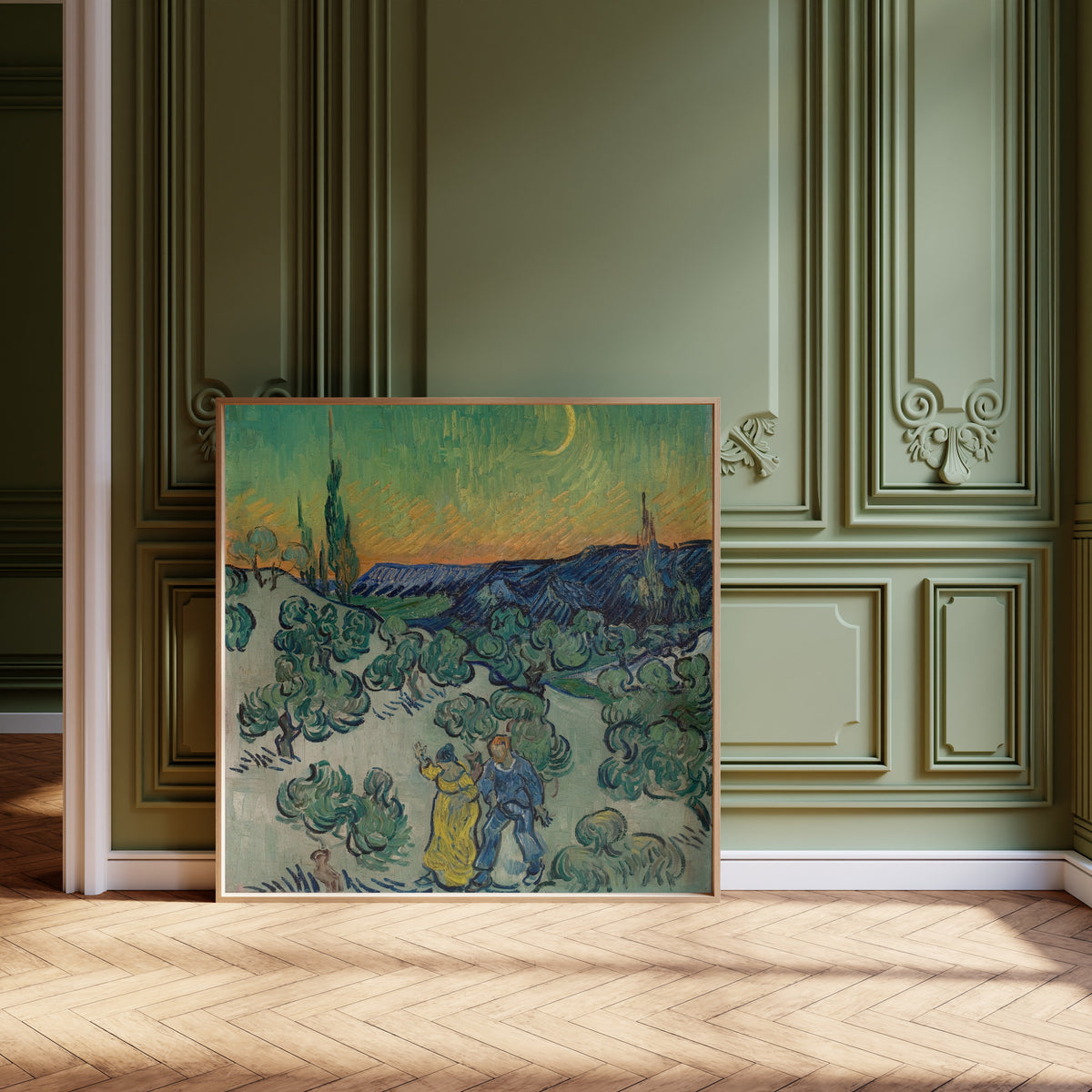 Vincent van Gogh — A Walk at Twilight | Fine Art Print