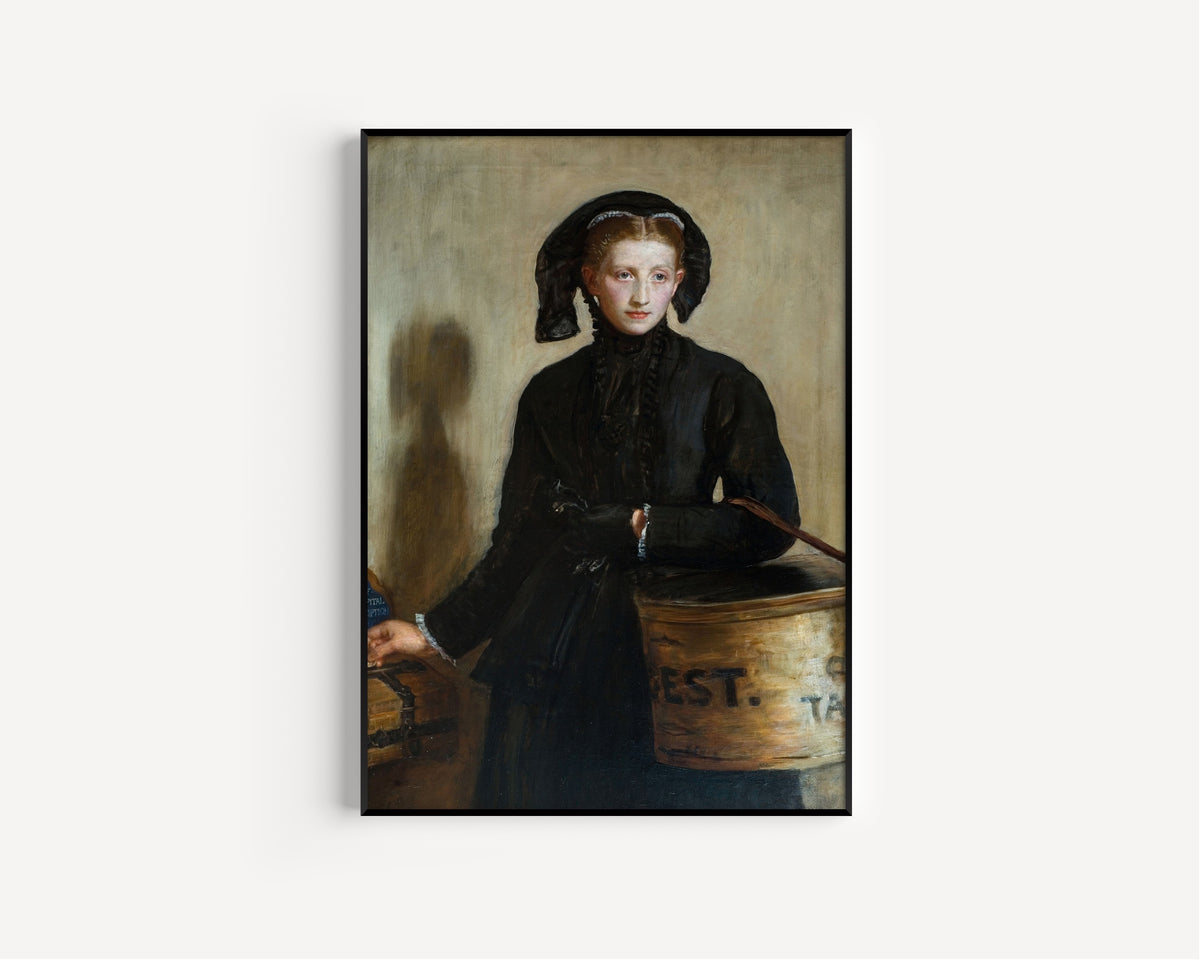 John Everett Millais — A Widow's Mite | Pre-Raphaelite Art Print