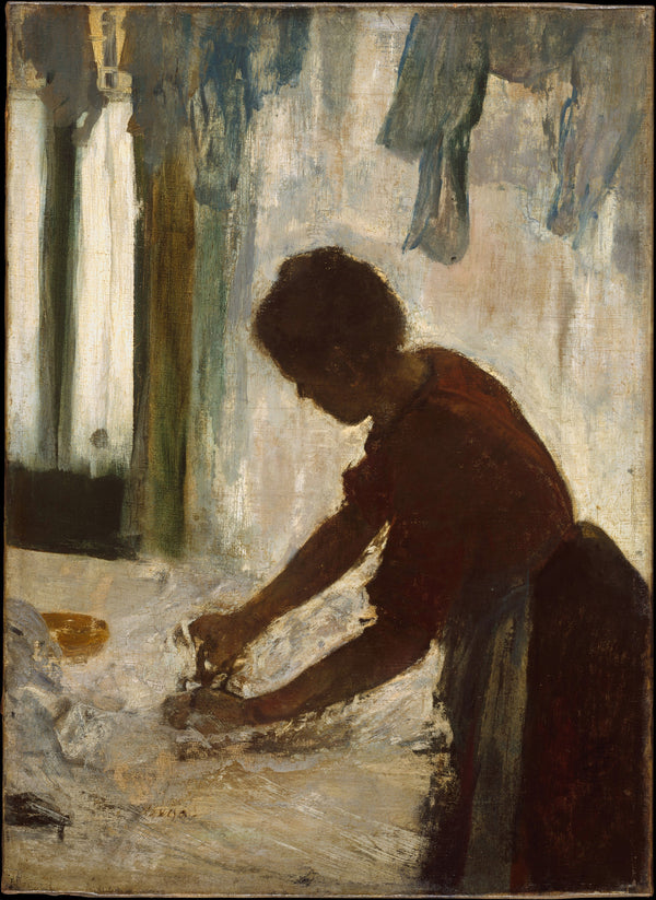 Edgar Degas — A Woman Ironing | Fine Art Print