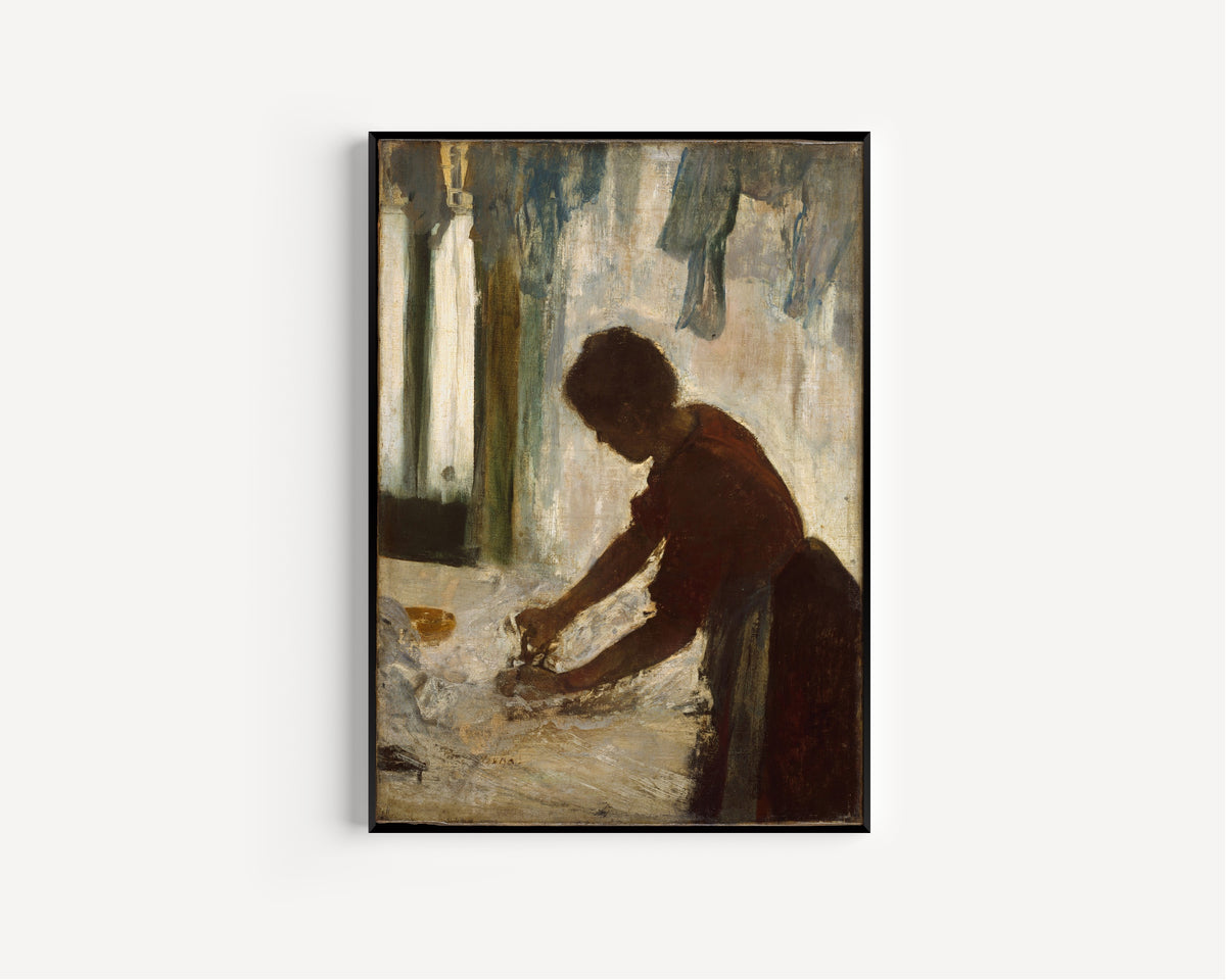 Edgar Degas — A Woman Ironing | Fine Art Print