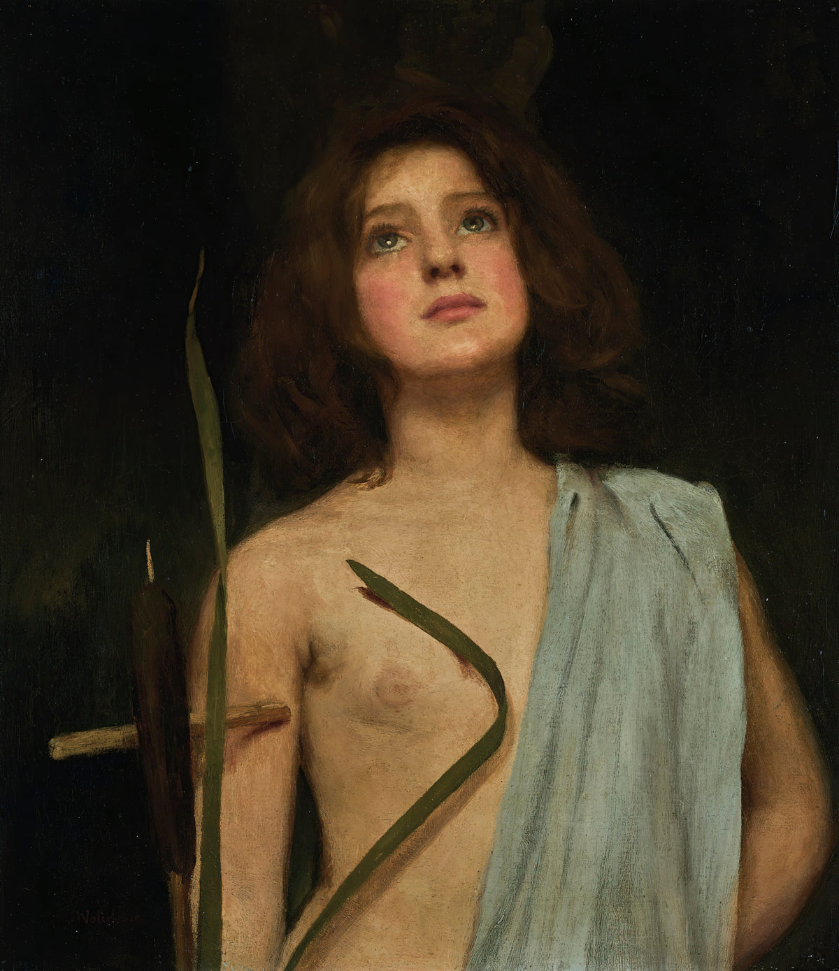 John William Waterhouse — A Young Saint | Pre-Raphaelite Art Print