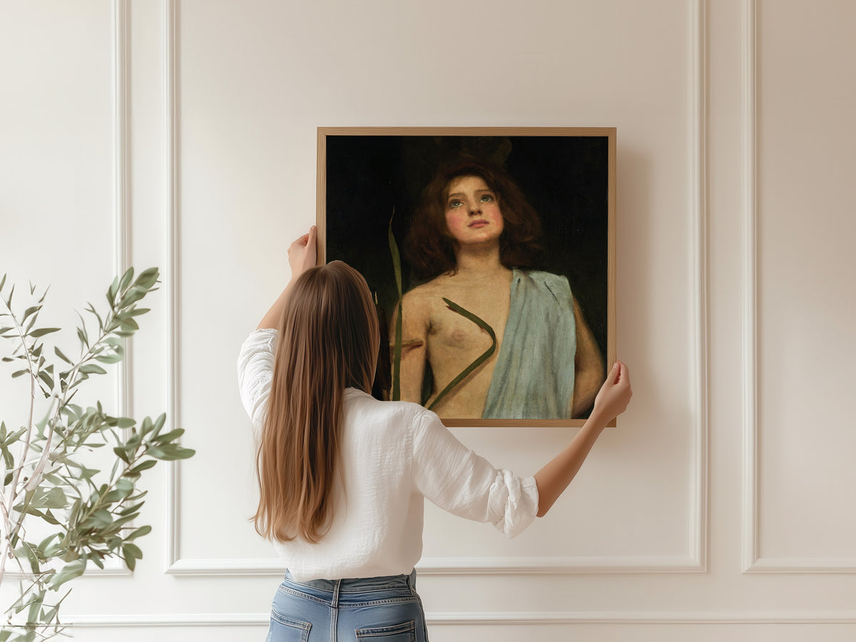 John William Waterhouse — A Young Saint | Pre-Raphaelite Art Print
