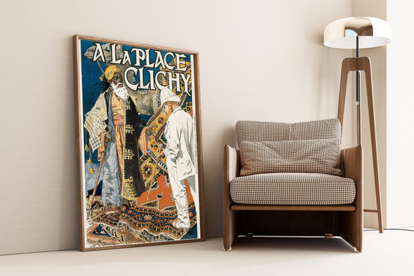 Eugène Grasset — À la Place Clichy | Vintage Poster Print