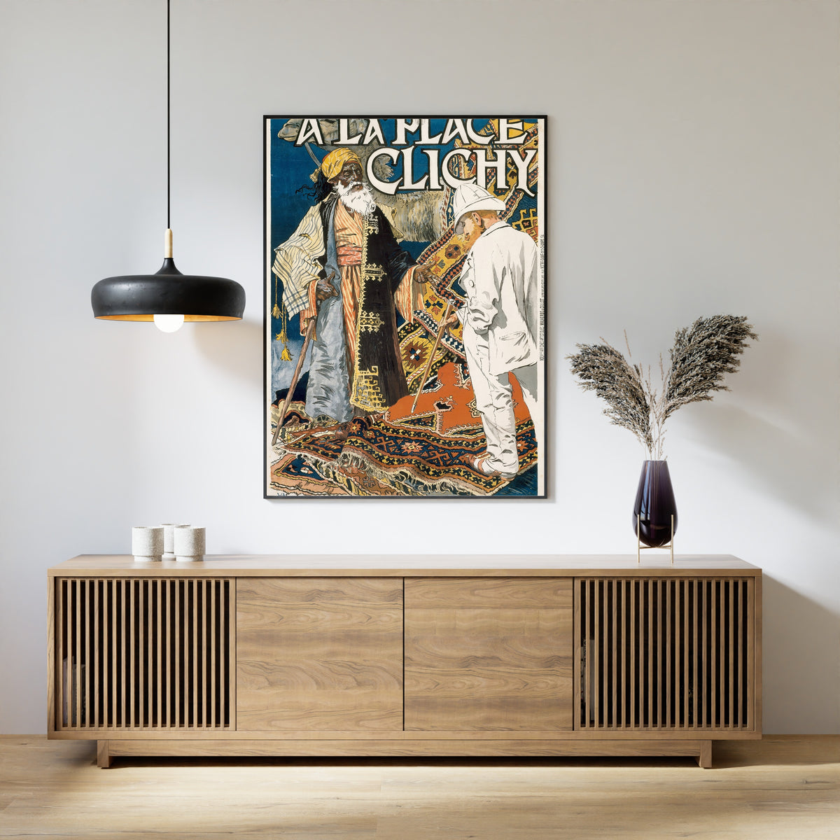 Eugène Grasset — À la Place Clichy | Vintage Poster Print