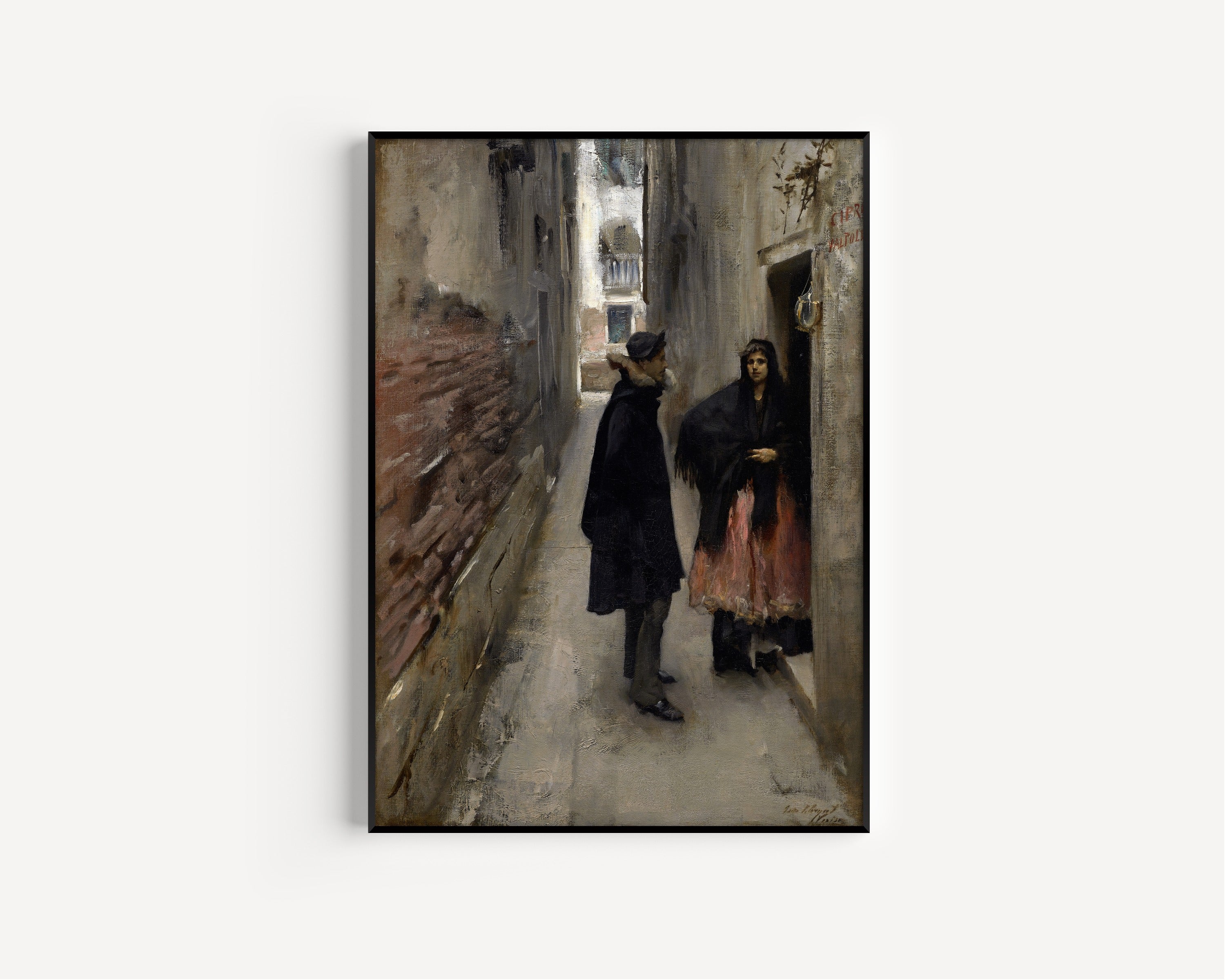 John Singer Sargent — A Street in Venice | Fine Art Print