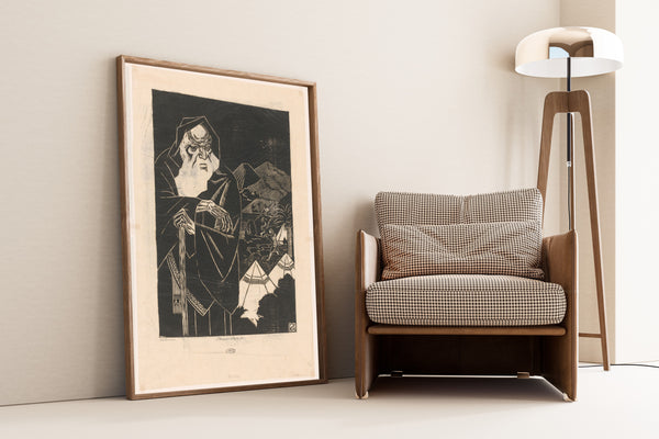 Henri van der Stok — Aartsvader [Patriarch] | Art Deco Woodcut Print