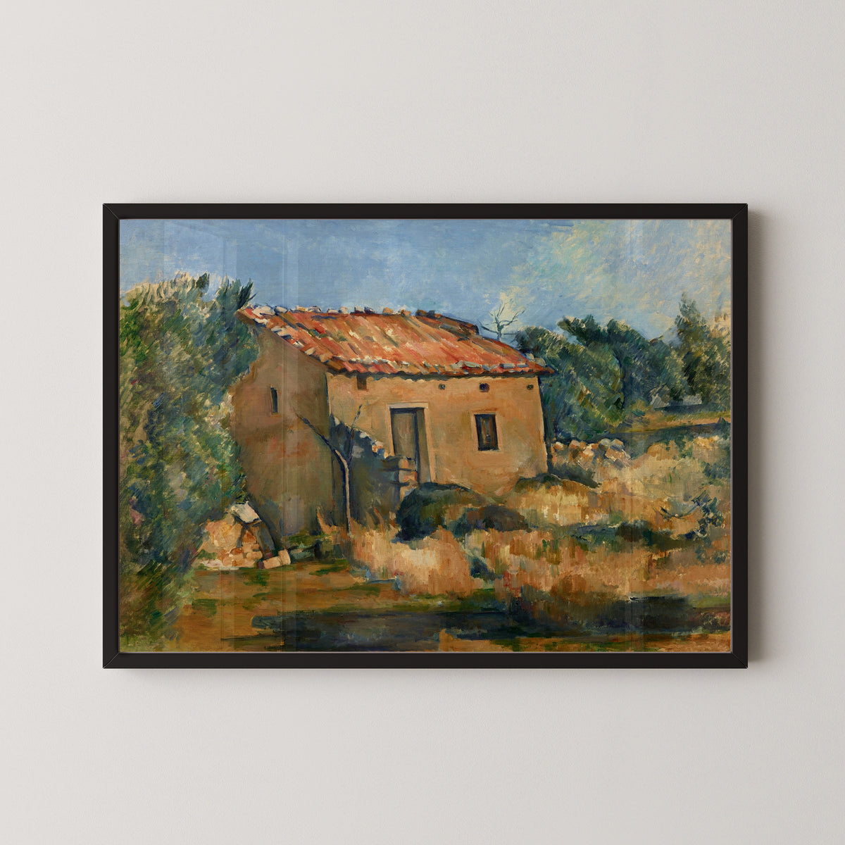 Paul Cezanne — Abandoned House near Aix-en-Provence | Fine Art Print
