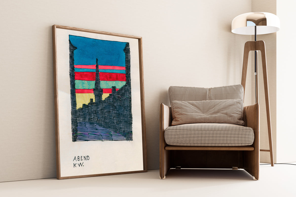 Karl Wiener — Abend (Evening) | Expressionist Art Print