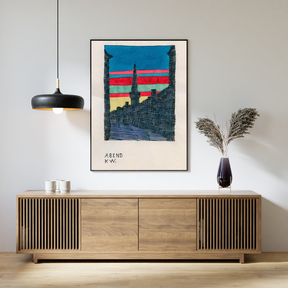 Karl Wiener — Abend (Evening) | Expressionist Art Print