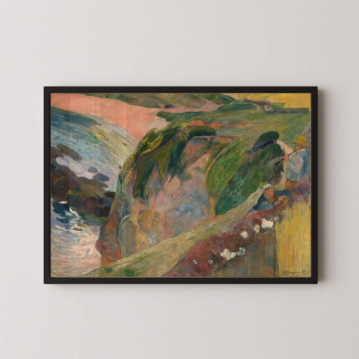 Paul Gauguin — Above the Sea (The Flageolet Player on the Cliff) | Fine Art Print