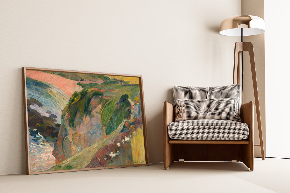 Paul Gauguin — Above the Sea (The Flageolet Player on the Cliff) | Fine Art Print