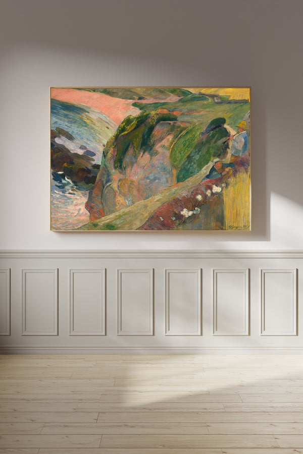 Paul Gauguin — Above the Sea (The Flageolet Player on the Cliff) | Fine Art Print