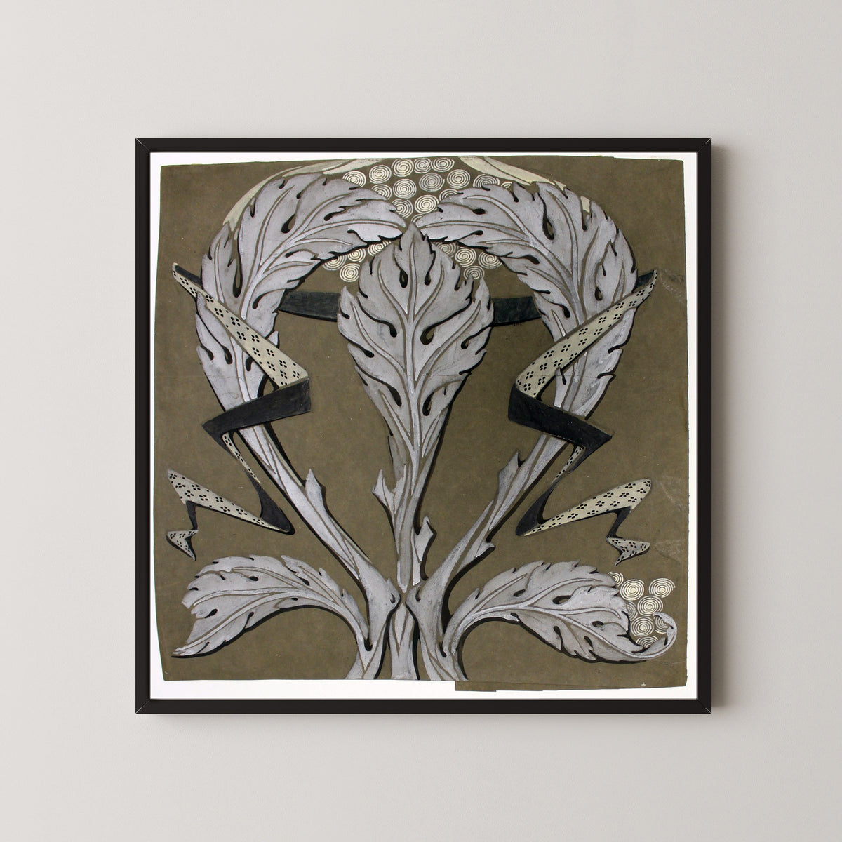 Arthur Heygate Mackmurdo — Acanthus [design] | Ornament Plate Print