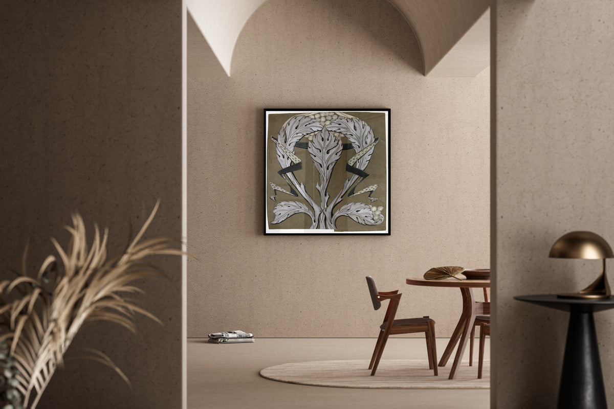 Arthur Heygate Mackmurdo — Acanthus [design] | Ornament Plate Print