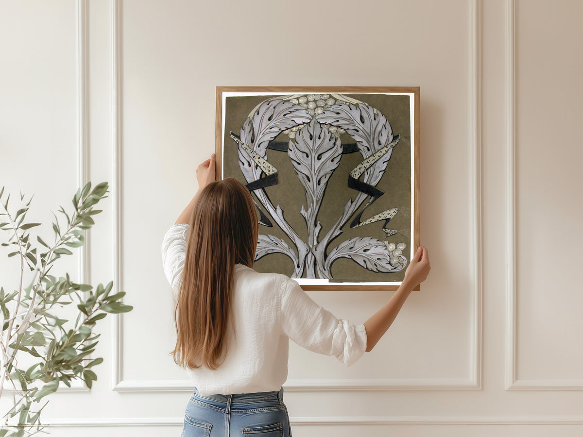 Arthur Heygate Mackmurdo — Acanthus [design] | Ornament Plate Print