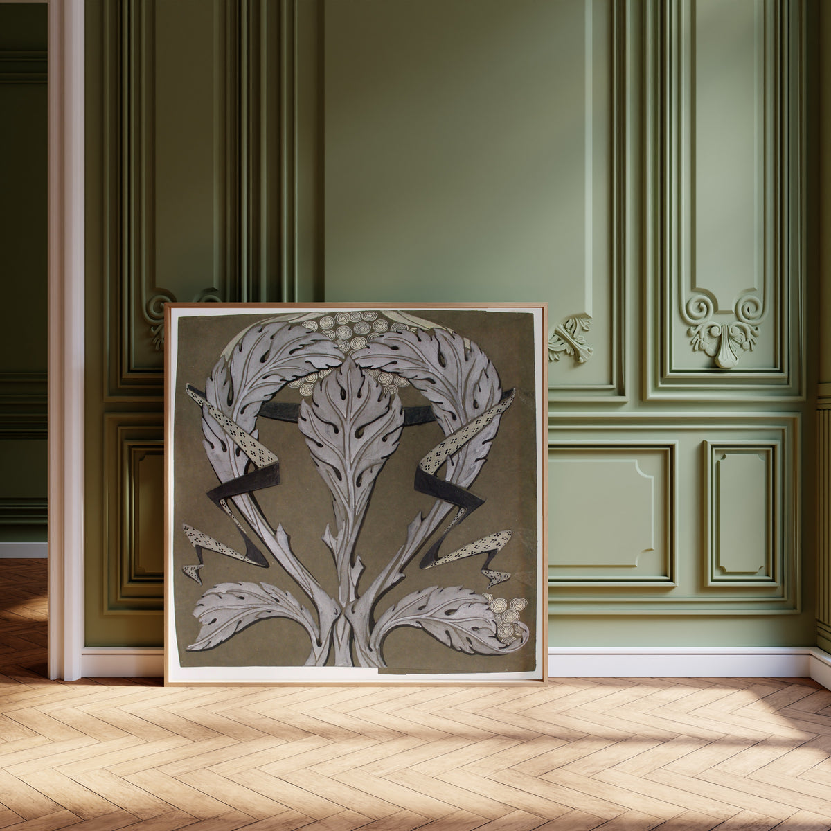 Arthur Heygate Mackmurdo — Acanthus [design] | Ornament Plate Print