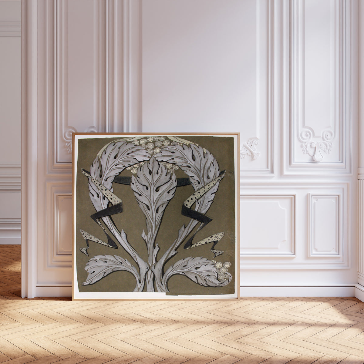 Arthur Heygate Mackmurdo — Acanthus [design] | Ornament Plate Print