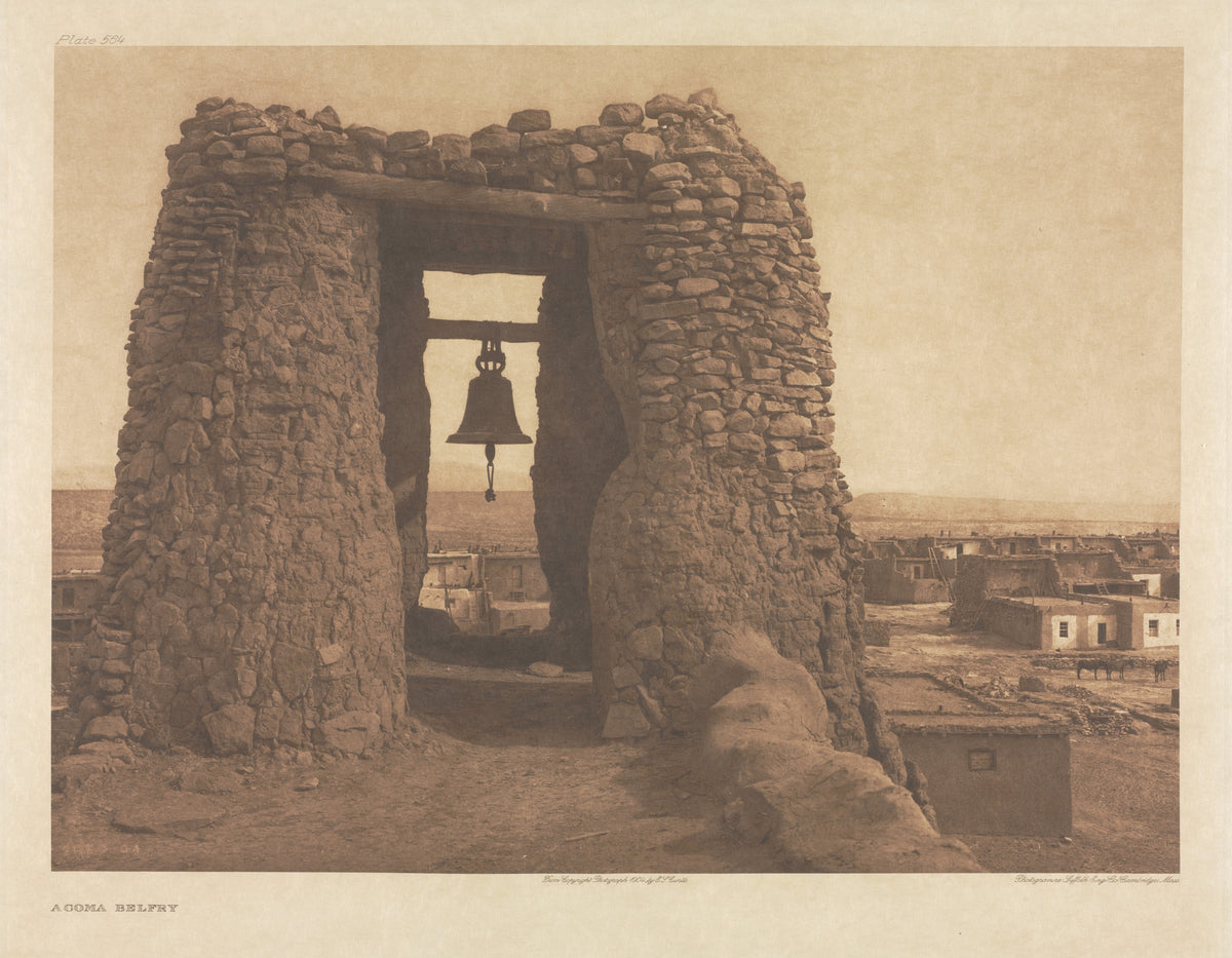 Edward S. Curtis — Acoma Belfry | Vintage Photograph Print