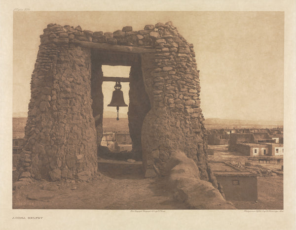 Edward S. Curtis — Acoma Belfry | Vintage Photograph Print