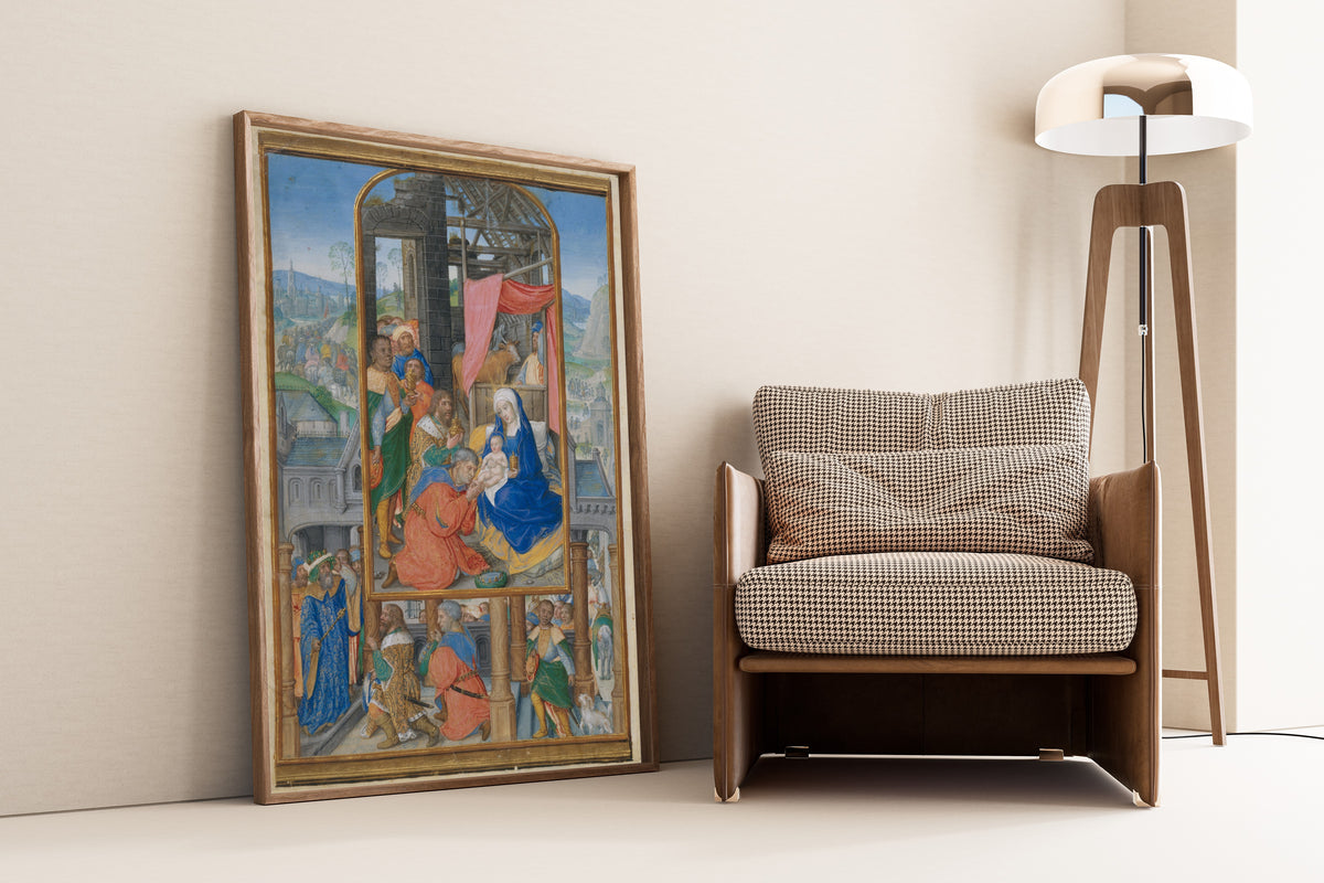 Master of James IV of Scotland — Adoration of the Magi | Illuminated Manuscript Print