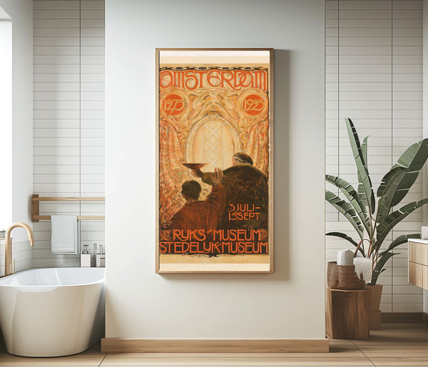 Huib Luns — Affiche voor de tentoonstelling Amsterdam 1275-1925 [Poster for the exhibition Amsterdam 1275-1925] | Vintage Poster Print