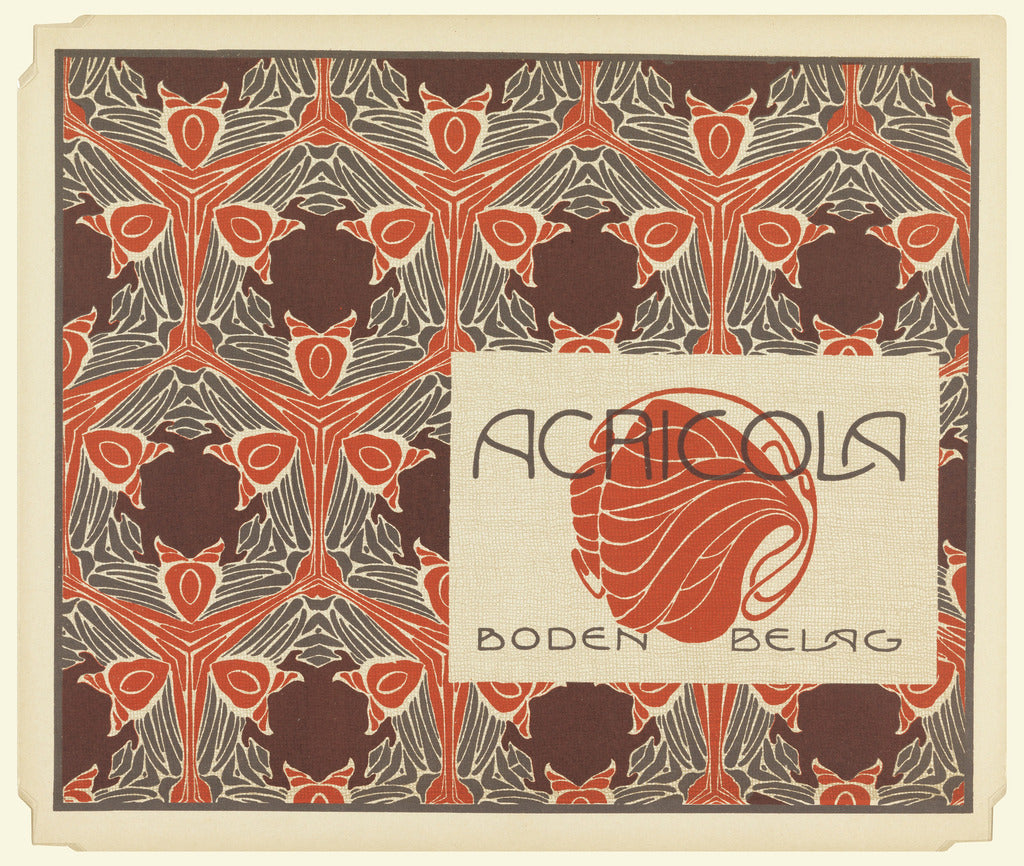 Koloman Moser — Agricola Boden-Belag | Pattern Design Print
