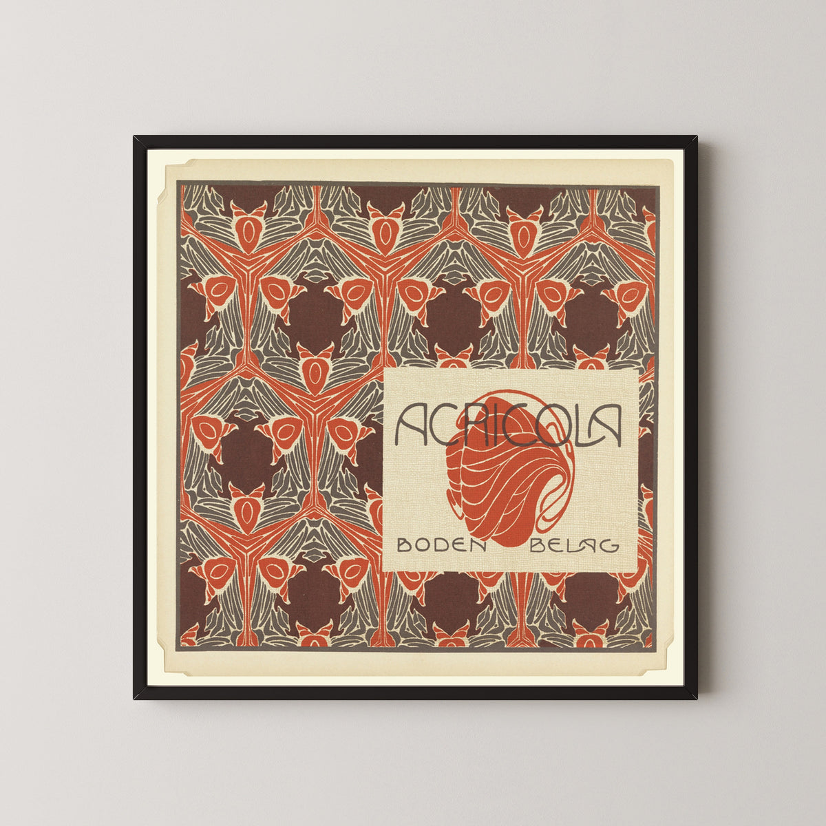 Koloman Moser — Agricola Boden-Belag | Pattern Design Print