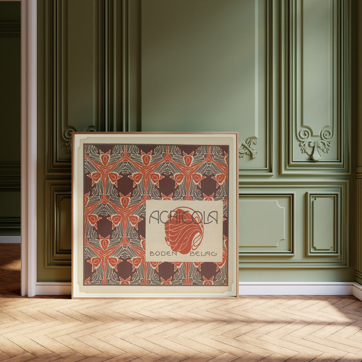 Koloman Moser — Agricola Boden-Belag | Pattern Design Print