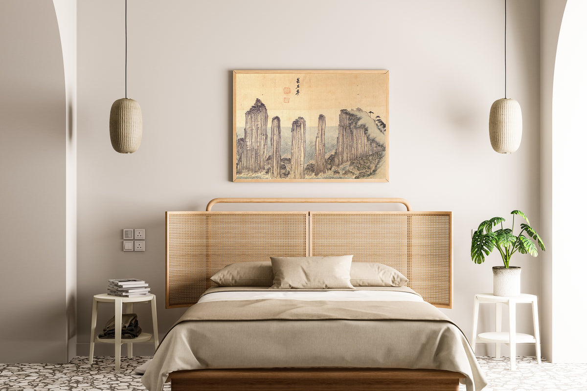 Kim Hong-do (Danwon) — Album of Four Districts around Mt. Geumgang: Chongseokjeong | Korean Painting Art Print