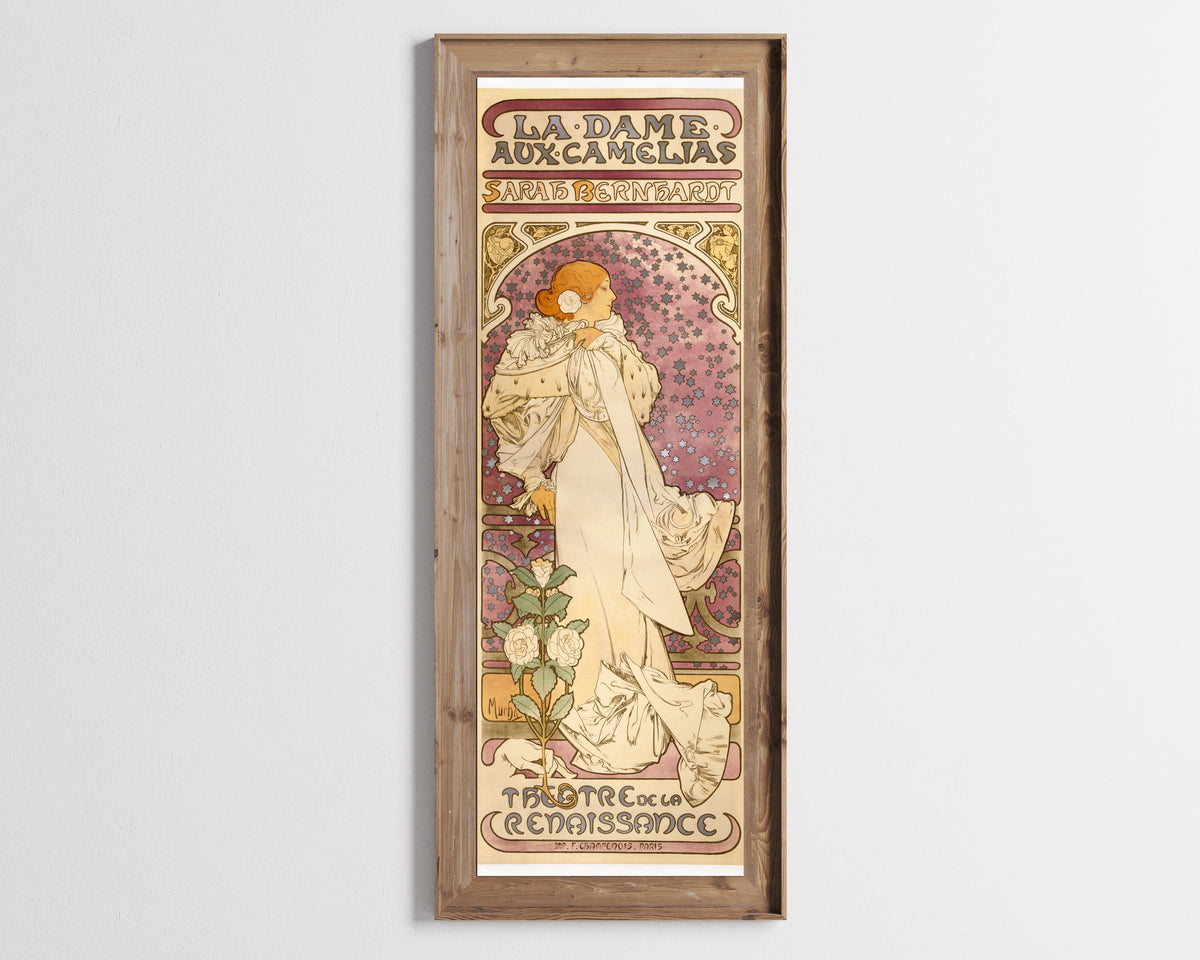Alphonse Mucha — La Dame aux Camélias | Vintage Poster Print