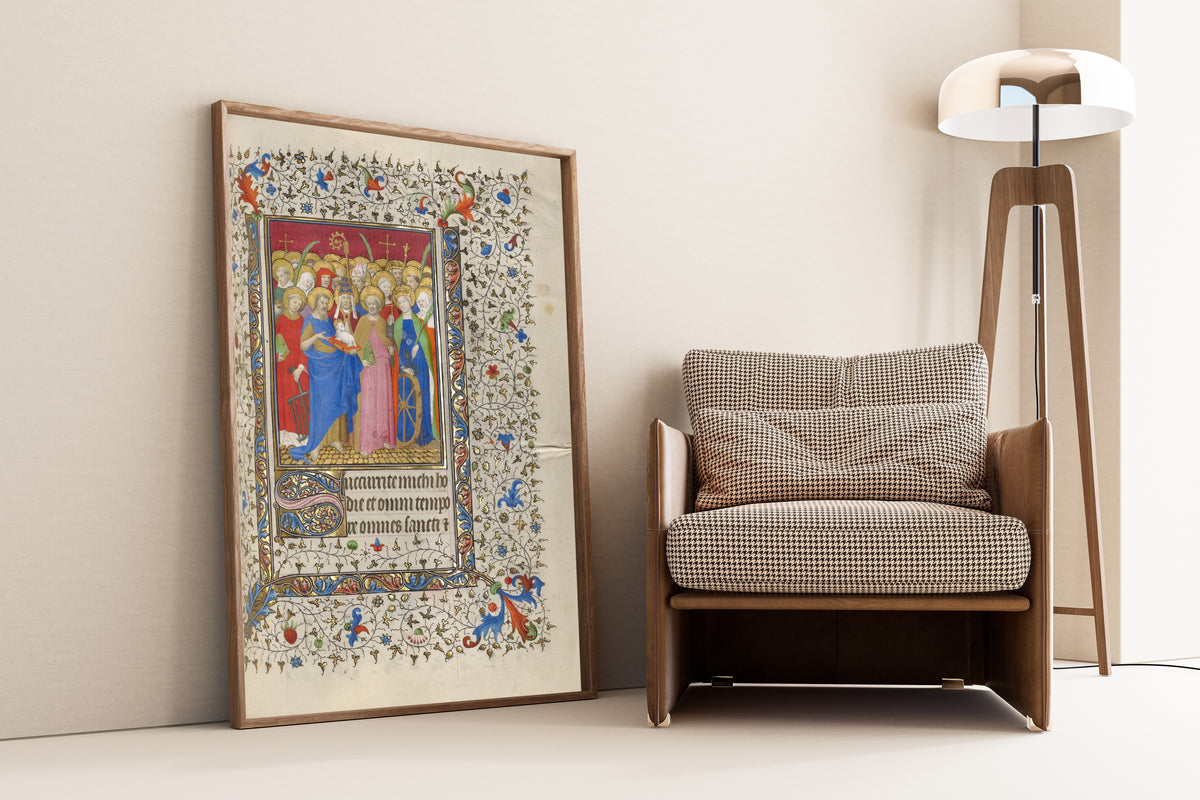Boucicaut Master — All Saints | Illuminated Manuscript Print