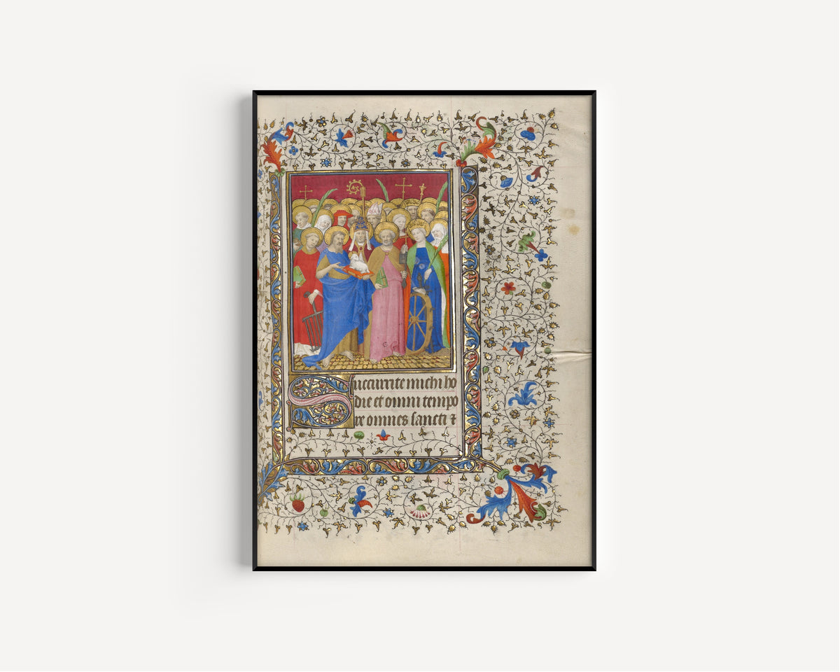 Boucicaut Master — All Saints | Illuminated Manuscript Print