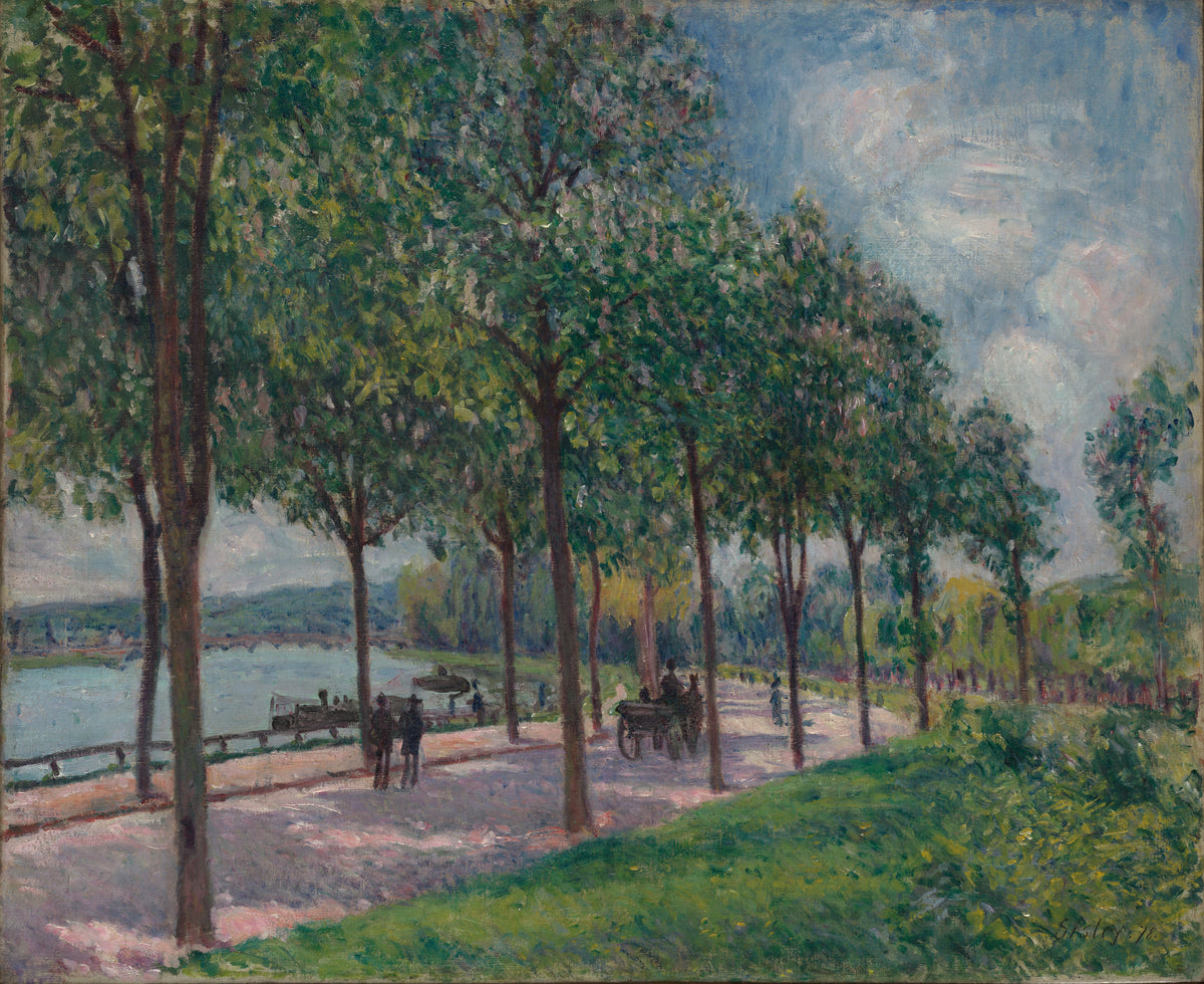 Alfred Sisley — Allée of Chestnut Trees | Fine Art Print