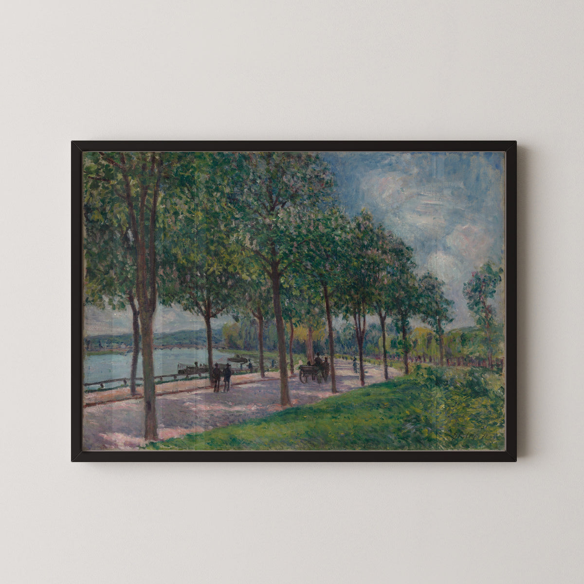 Alfred Sisley — Allée of Chestnut Trees | Fine Art Print