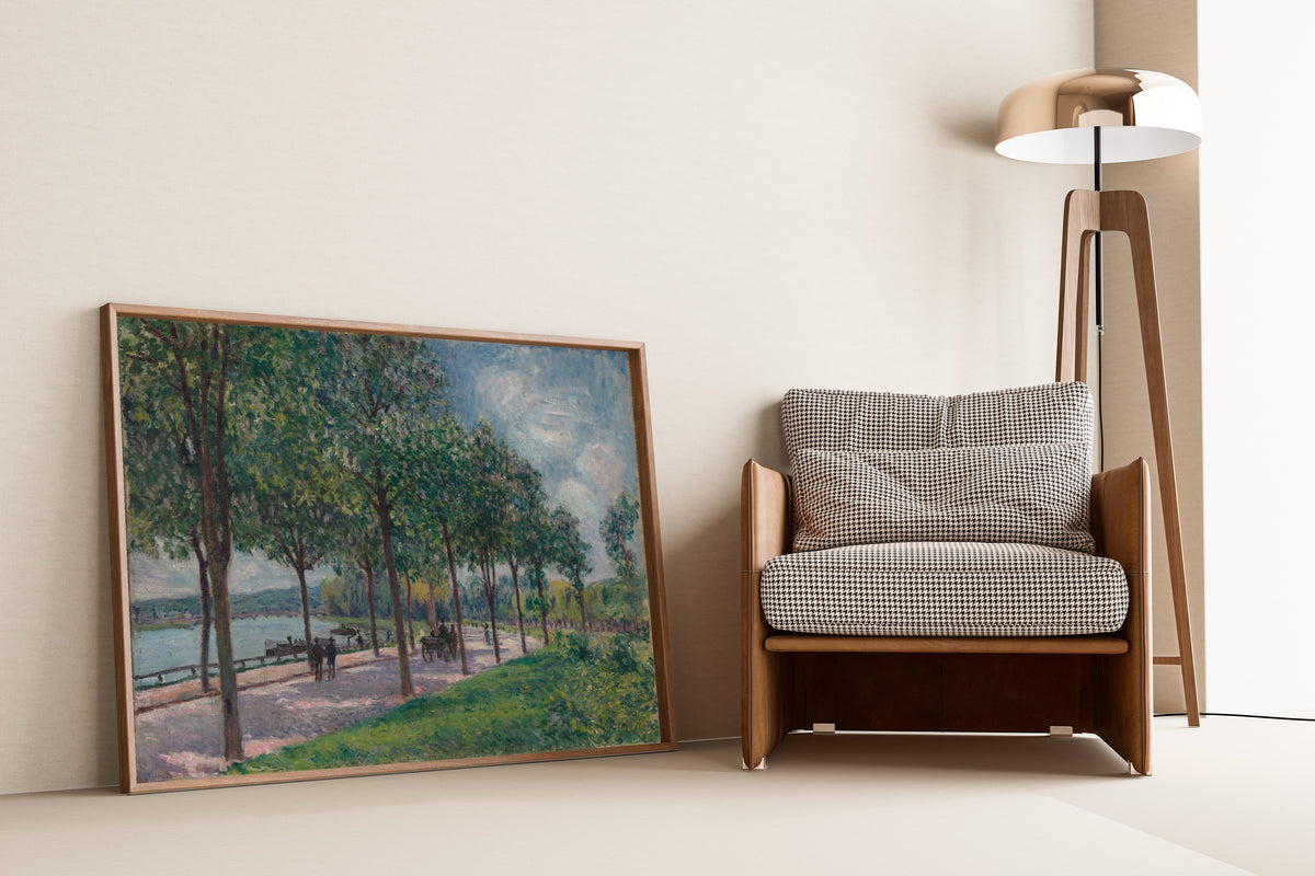 Alfred Sisley — Allée of Chestnut Trees | Fine Art Print