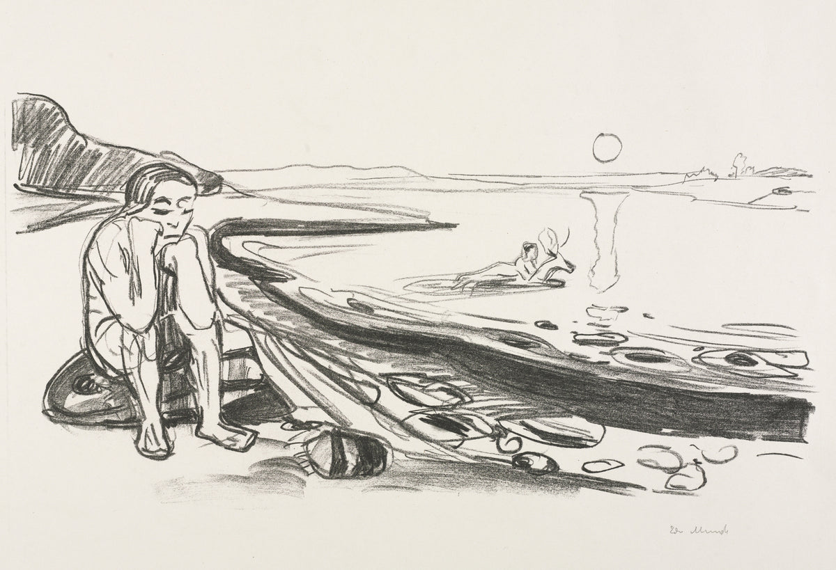 Edvard Munch — Alpha and Omega: Omega's Flight | Expressionist Fine Art Print