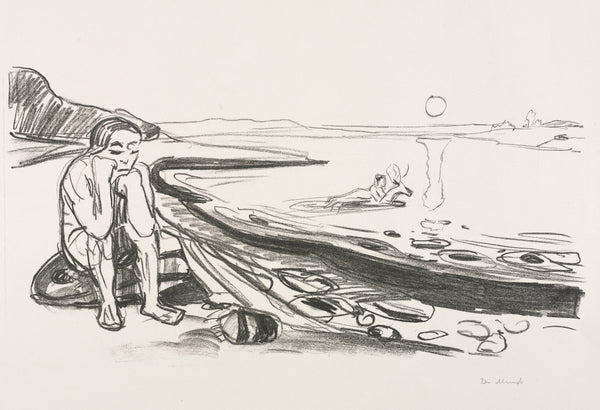 Edvard Munch — Alpha and Omega: Omega's Flight | Expressionist Fine Art Print