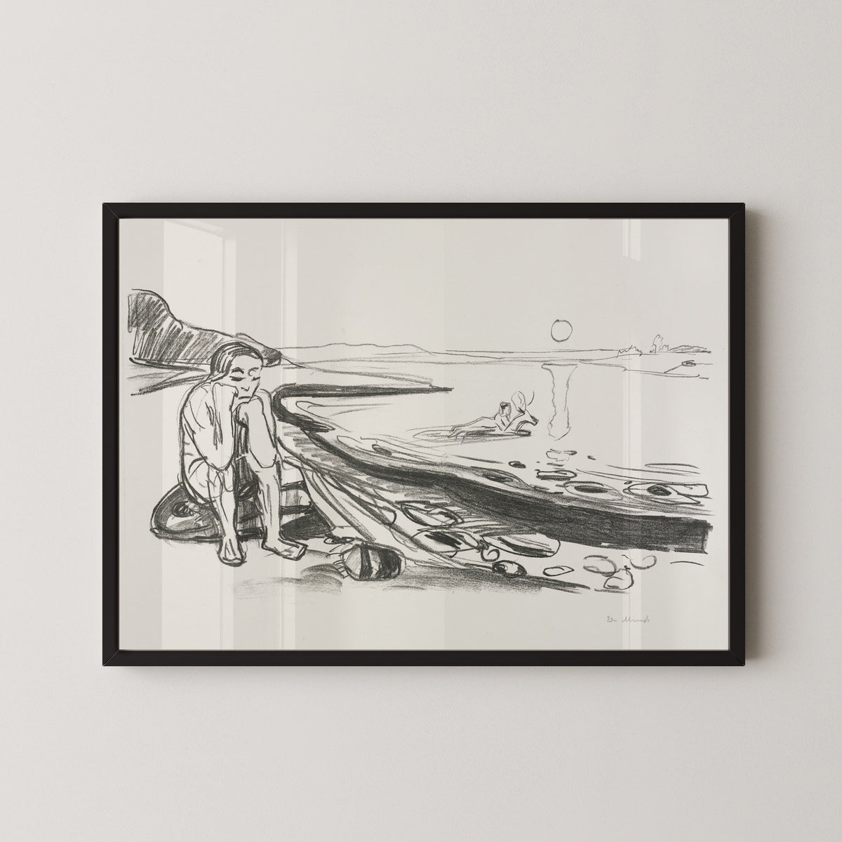 Edvard Munch — Alpha and Omega: Omega's Flight | Expressionist Fine Art Print
