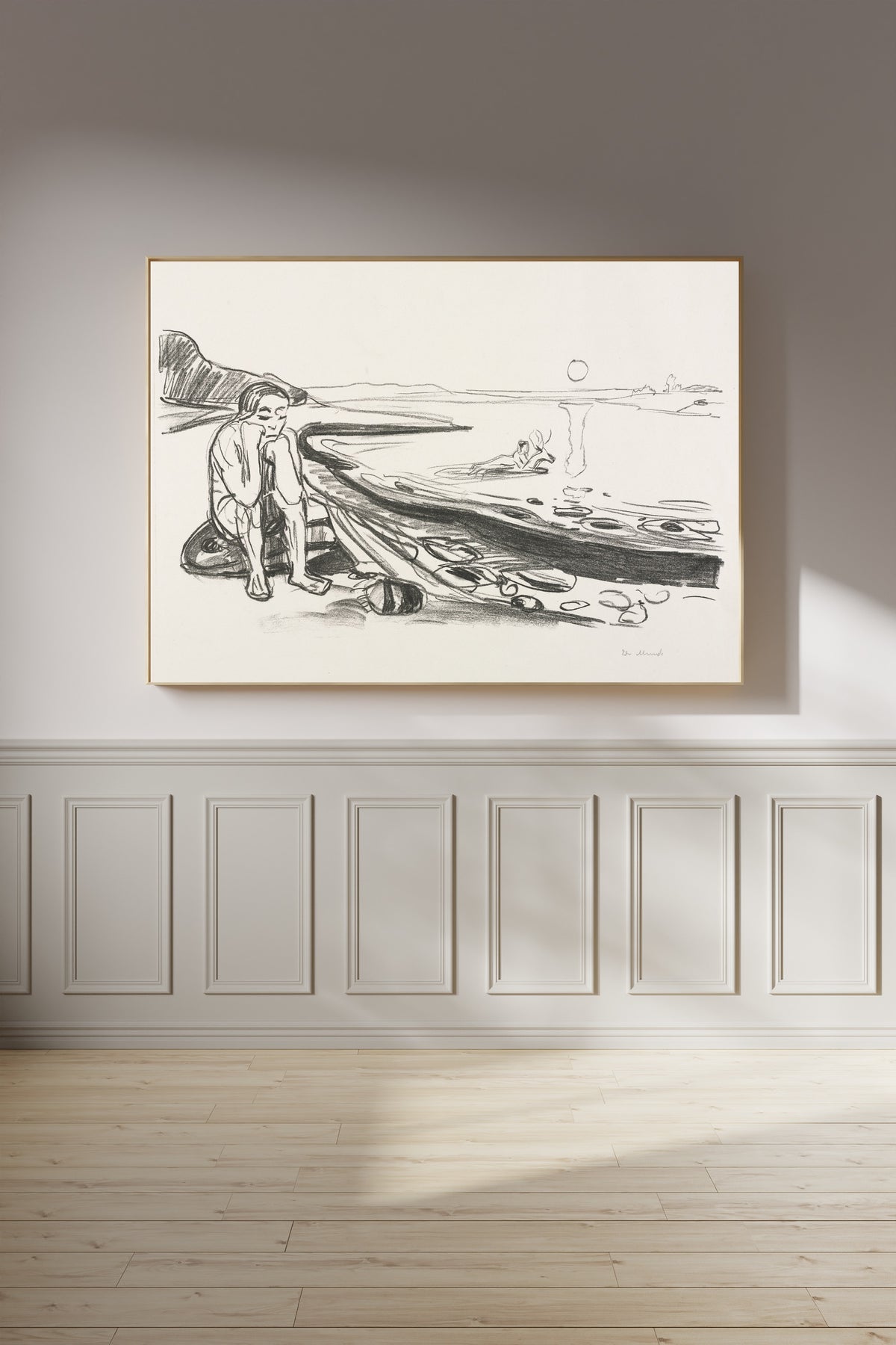 Edvard Munch — Alpha and Omega: Omega's Flight | Expressionist Fine Art Print