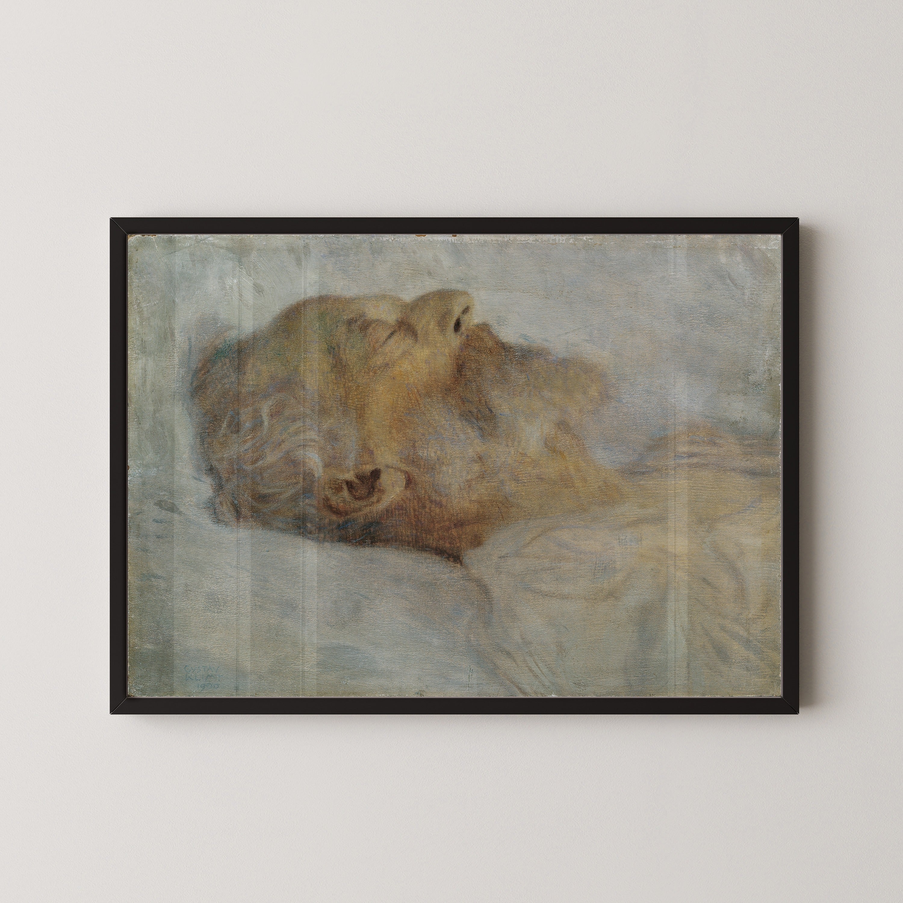 Gustav Klimt — Old Man on his Deathbed (Alter Mann auf dem Totenbett) | Fine Art Print