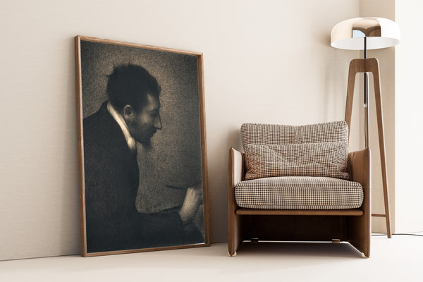 Georges Seurat — Aman-Jean (Portrait of Edmond François Aman-Jean) | Fine Art Print